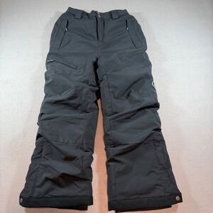 Columbia Kids Omni-Tech Waterproof Insulated Snow Pants Black Winter Ski
